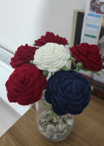 Örgü Güller tane fiyati - Görsel 4