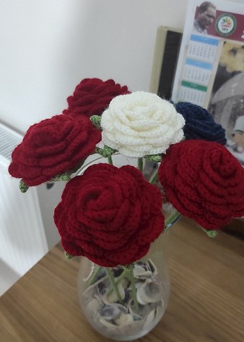 Örgü Güller tane fiyati - Görsel 2