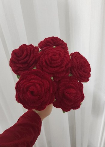 Örgü Güller tane fiyati - Görsel 3