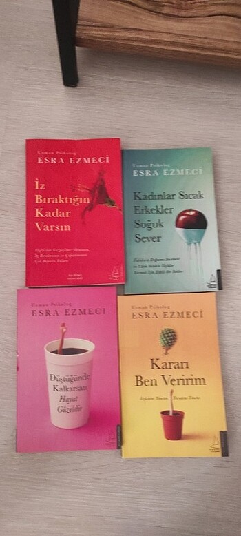 Esra ezmeci kitaplari 4 adet