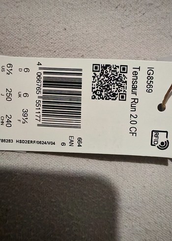 Beyaz Erkek Adidas Spor Ayakkabı - Görsel 4