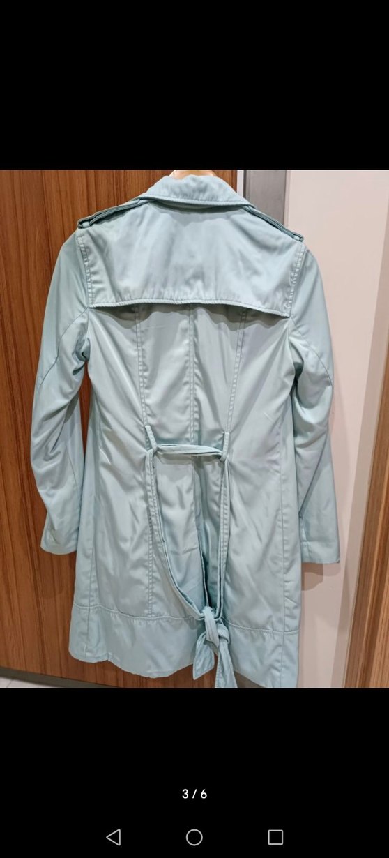 Mavi Zara Kadın Trençkot - Görsel 3