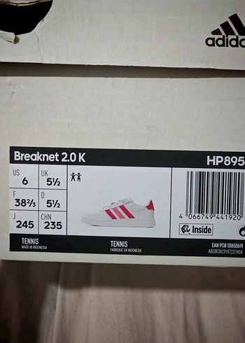 Beyaz Kadın Spor Ayakkabı - Görsel 6