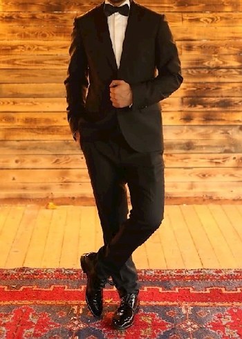 Klasik Siyah Damat Takımı
