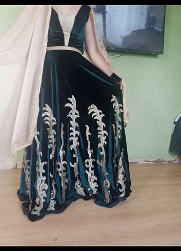 42 Beden haki Renk Özel dikim Hint kıyafeti 40 42 beden uygun 