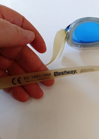 Şeffaf Mavi Yüzücü Gözlüğü - Görsel 2