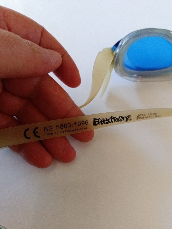 Şeffaf Mavi Yüzücü Gözlüğü - Görsel 2