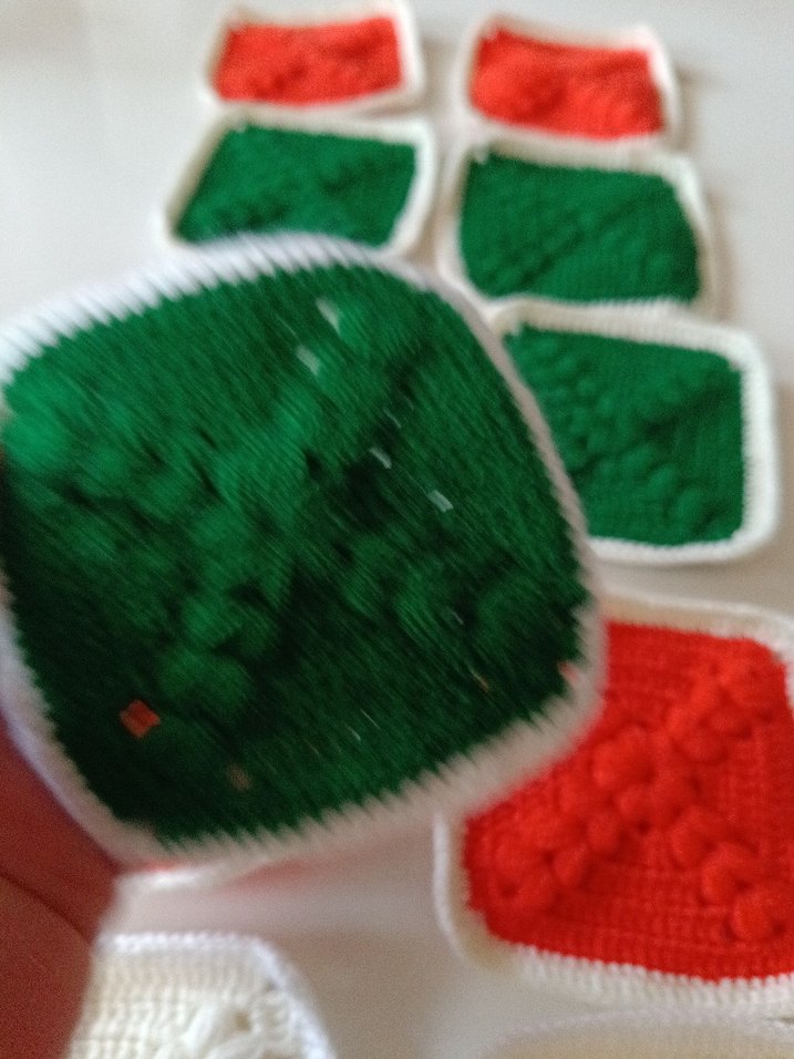 Çok Renkli Örgü Parçaları motifler - Görsel 2