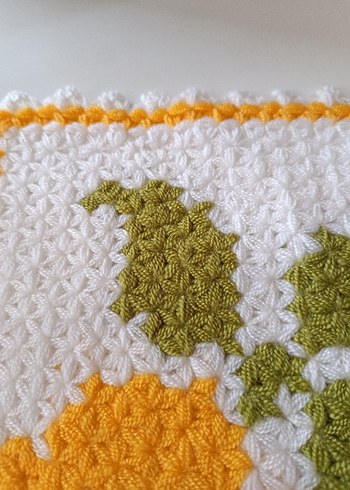 Motifli El Örgüsü Banyo Süngeri lif - Görsel 2