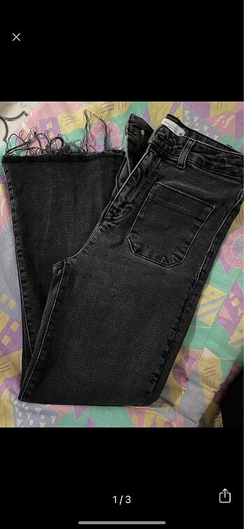 zara flare jean mavi flare jean