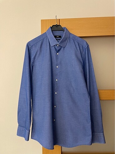 HUGO BOSS Slim Fit Mavi Gömlek