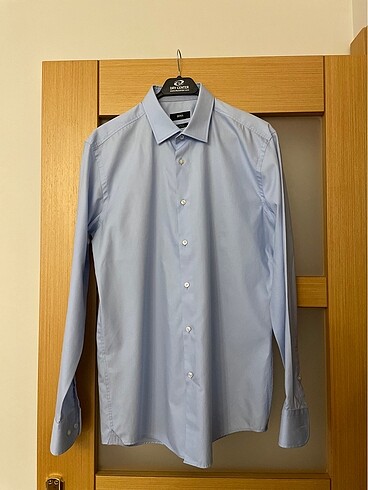 HUGO BOSS Buz Mavisi Slim Fit Gömlek