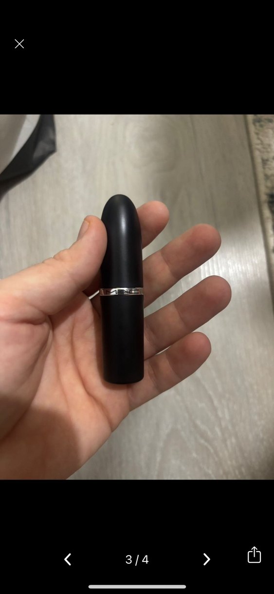 MAC Viva Glam Bordo Mat Ruj - Görsel 3