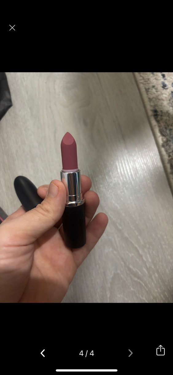 MAC Viva Glam Bordo Mat Ruj - Görsel 4