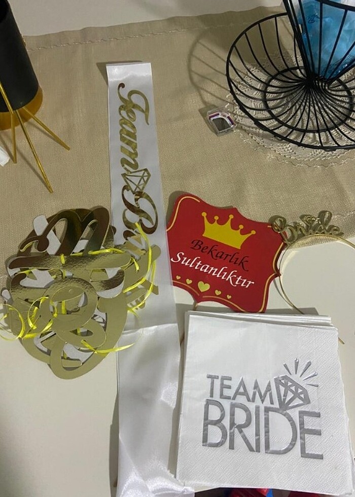 BRİDE TO BE PARTİ MALZEMELERİ  - Görsel 2