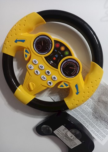 Renkli Müzikli Direksiyon Oyuncağı - Görsel 2