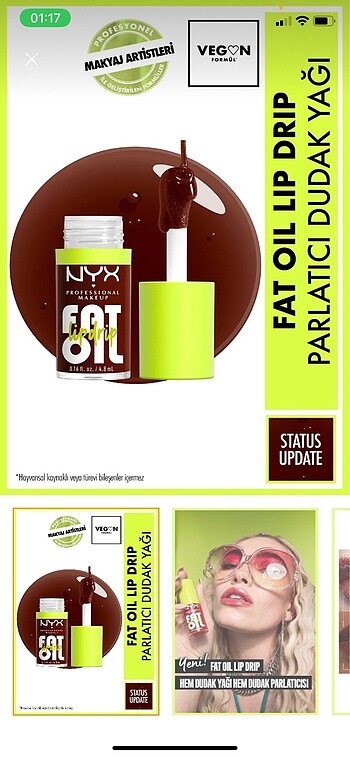 nyx fat oil