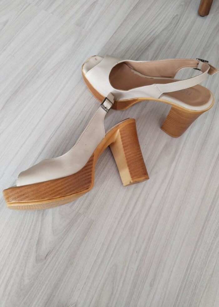 Platform topuklu ayakkabı  - Görsel 2