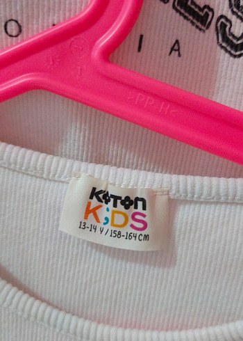 Beyaz Pamuklu Kız Çocuk Uzun Kollu Tişört - Görsel 5