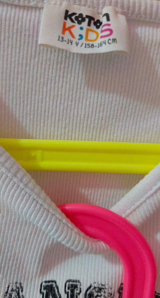 Beyaz Pamuklu Kız Çocuk Uzun Kollu Tişört - Görsel 4