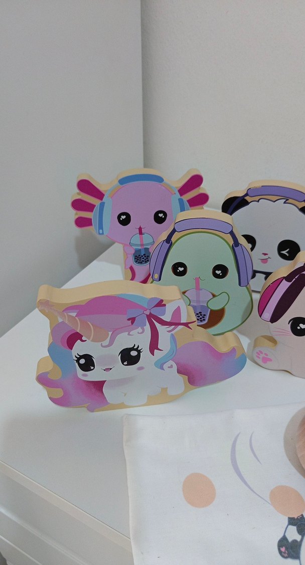 Pastel Renkli Hayvan Temalı Ahşap Oyuncak Seti - Görsel 2