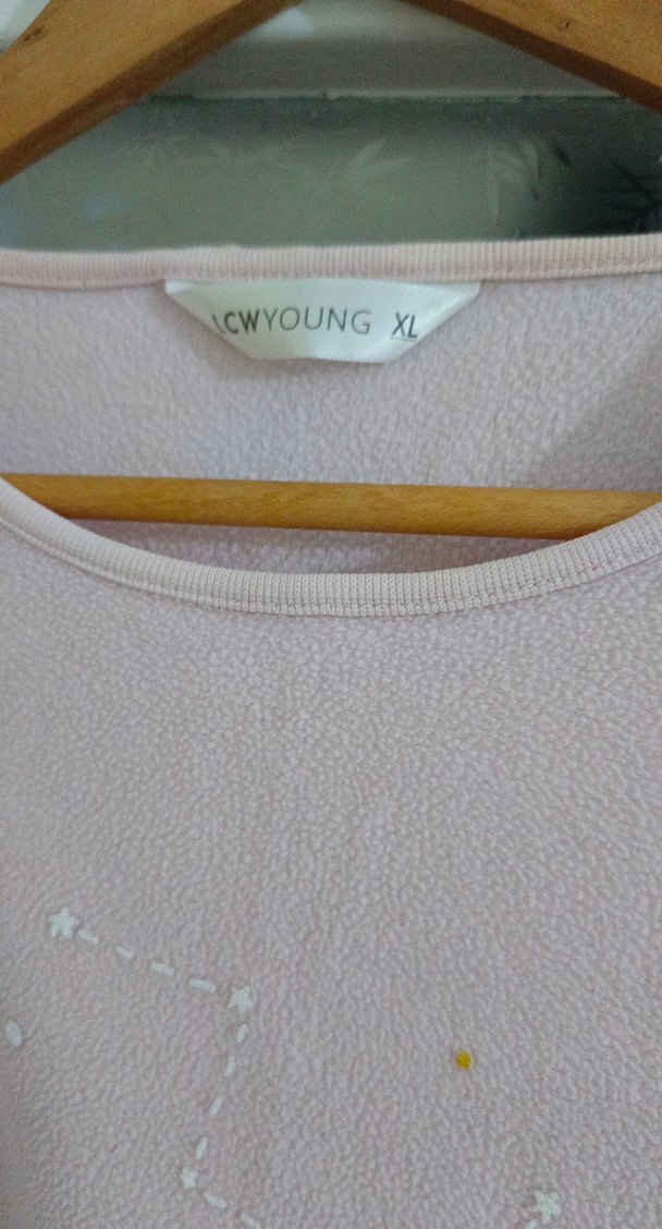 Pembe Baskılı Örme Kedi Kıyafeti - Görsel 3