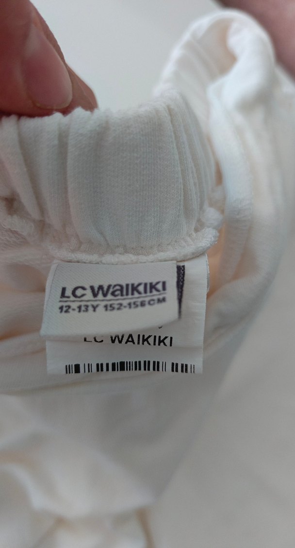 Beyaz Keten Hamile Mini Şort - Görsel 5