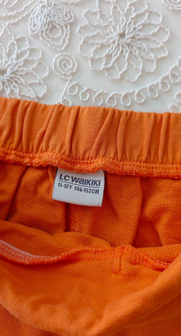 Beyaz Keten Hamile Mini Şort - Görsel 4