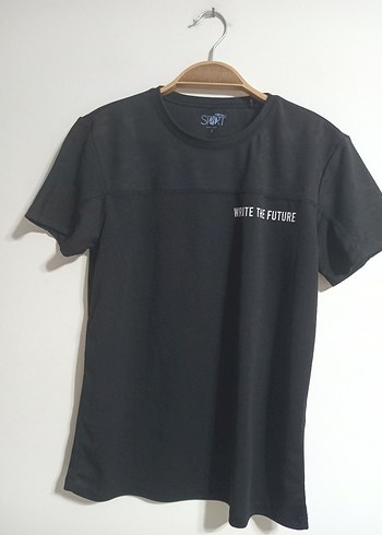 Erkek Siyah Oversize Baskılı Tişört
