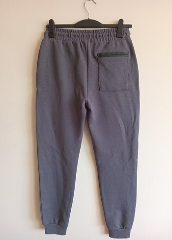 Erkek Gri Rahat Kesim Eşofman Altı - Görsel 2