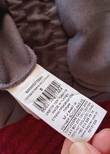 Erkek Gri Rahat Kesim Eşofman Altı - Görsel 5