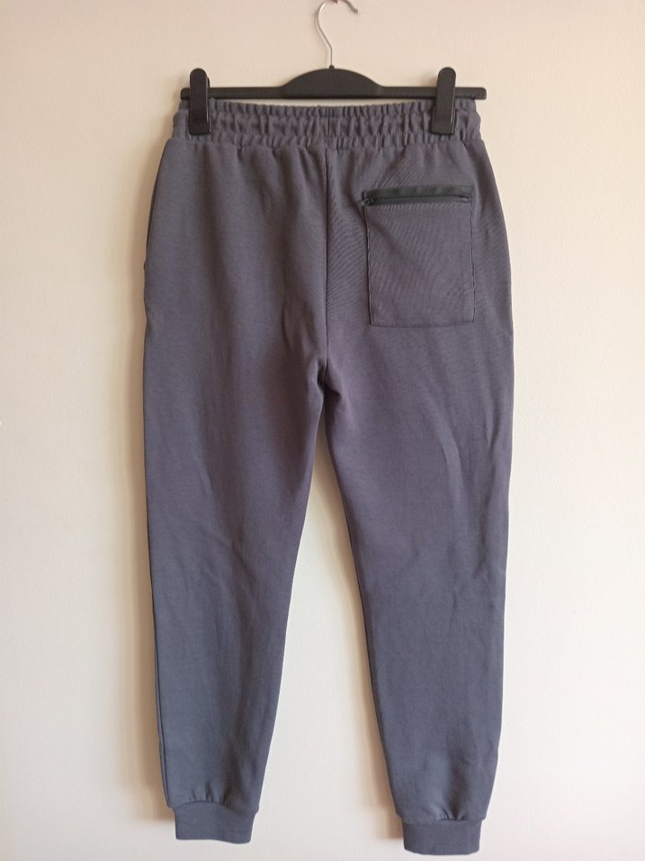 Erkek Gri Rahat Kesim Eşofman Altı - Görsel 2