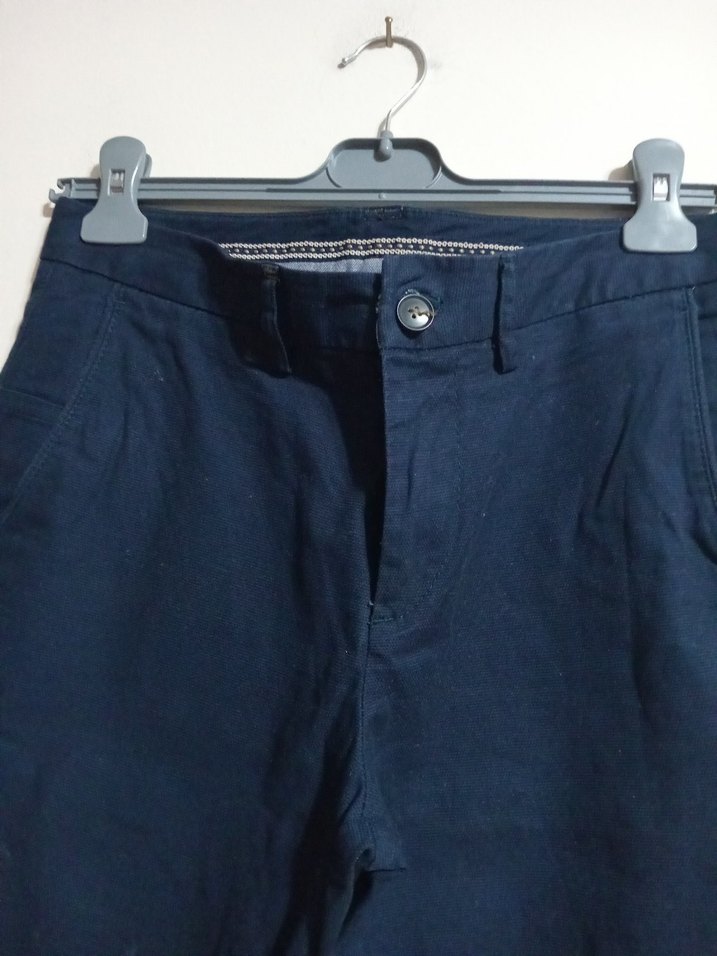 Erkek Lacivert Denim Pantolon - Görsel 3