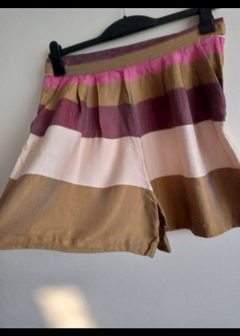 38 Beden Piliseli Mini şort