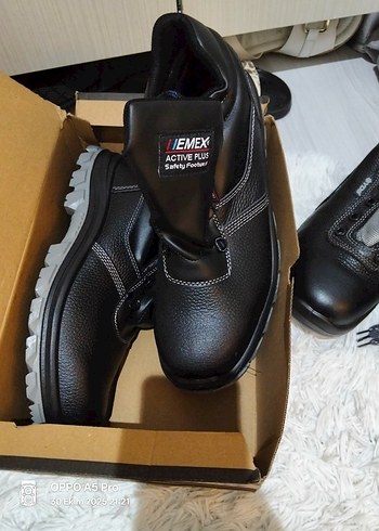 IEMEX Siyah Deri Erkek Bot - Görsel 3