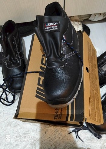 IEMEX Siyah Deri Erkek Bot - Görsel 4