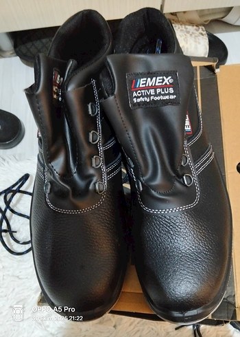 IEMEX Siyah Deri Erkek Bot - Görsel 8