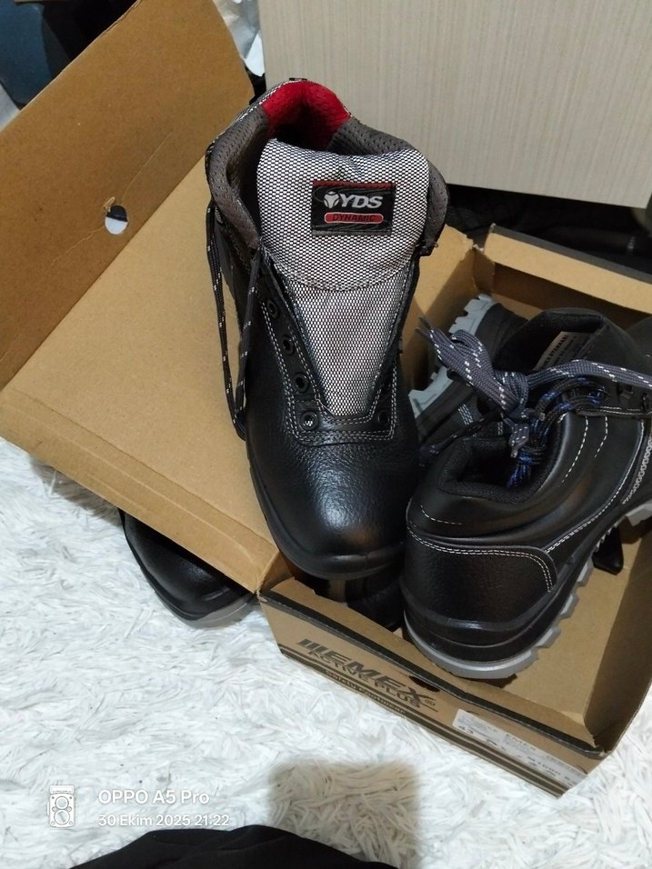 IEMEX Siyah Deri Erkek Bot - Görsel 5