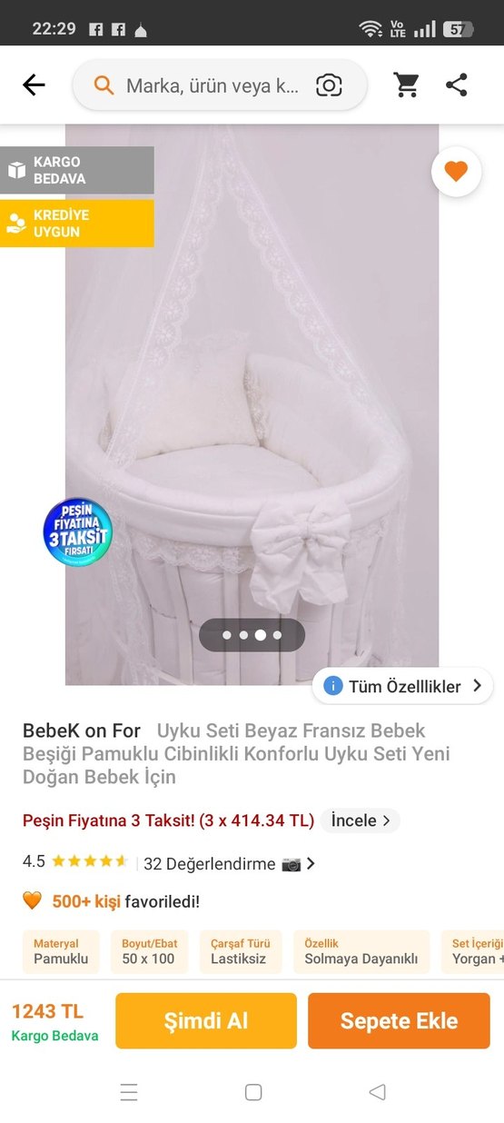 Beyaz Dantel Detaylı nevresim takımı - Görsel 2