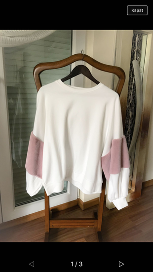Zara Kürk detaylı sweatshırt