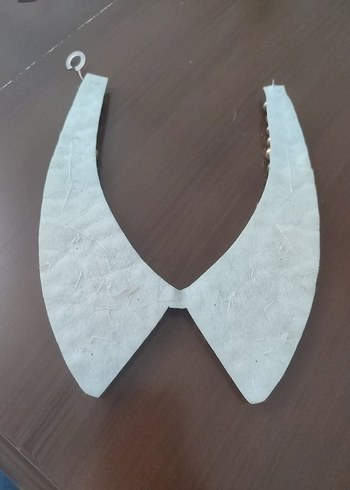 Beden altın Renk İşlemeli Boncuklu Altın Renk Bohem Midi Kolye