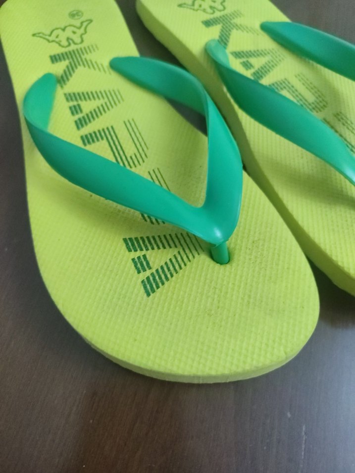 Yeşil Kadın Plaj Terliği, Tabanlı, Kaymaz - Görsel 3
