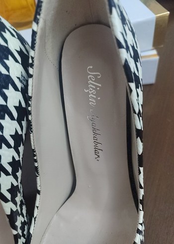 Zebra Desenli Stiletto Topuklu Kadın Ayakkabı - Görsel 7