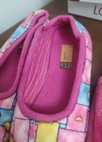 Renkli Ev Terlikleri Velcro Detaylı - Görsel 7