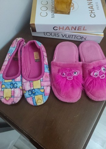 Renkli Ev Terlikleri Velcro Detaylı - Görsel 8