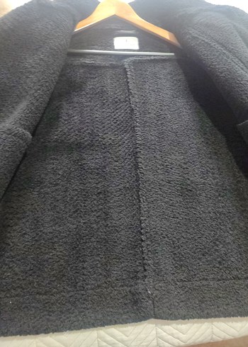 Siyah Kürklü Biker Deri Ceket - Görsel 6