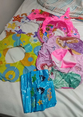 Renkli Deniz Yıldızı Desenli Çocuk Deniz Simidi - Görsel 7