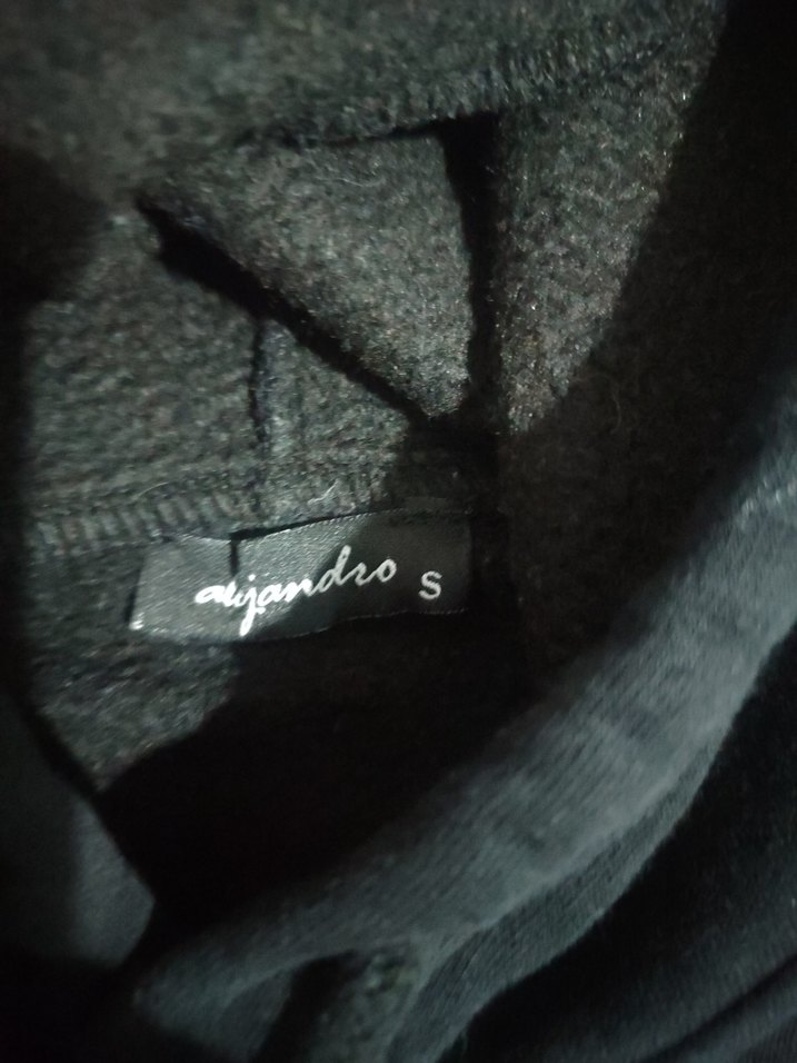 Siyah Kapüşonlu Kadın Sweatshirt - Görsel 3