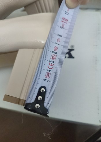 Bej Tokalı Kadın Topuklu Babet - Görsel 7