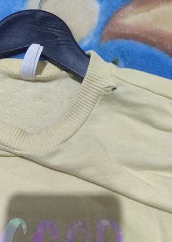 Sarı Sweatshirt Uzun Kollu - Görsel 5